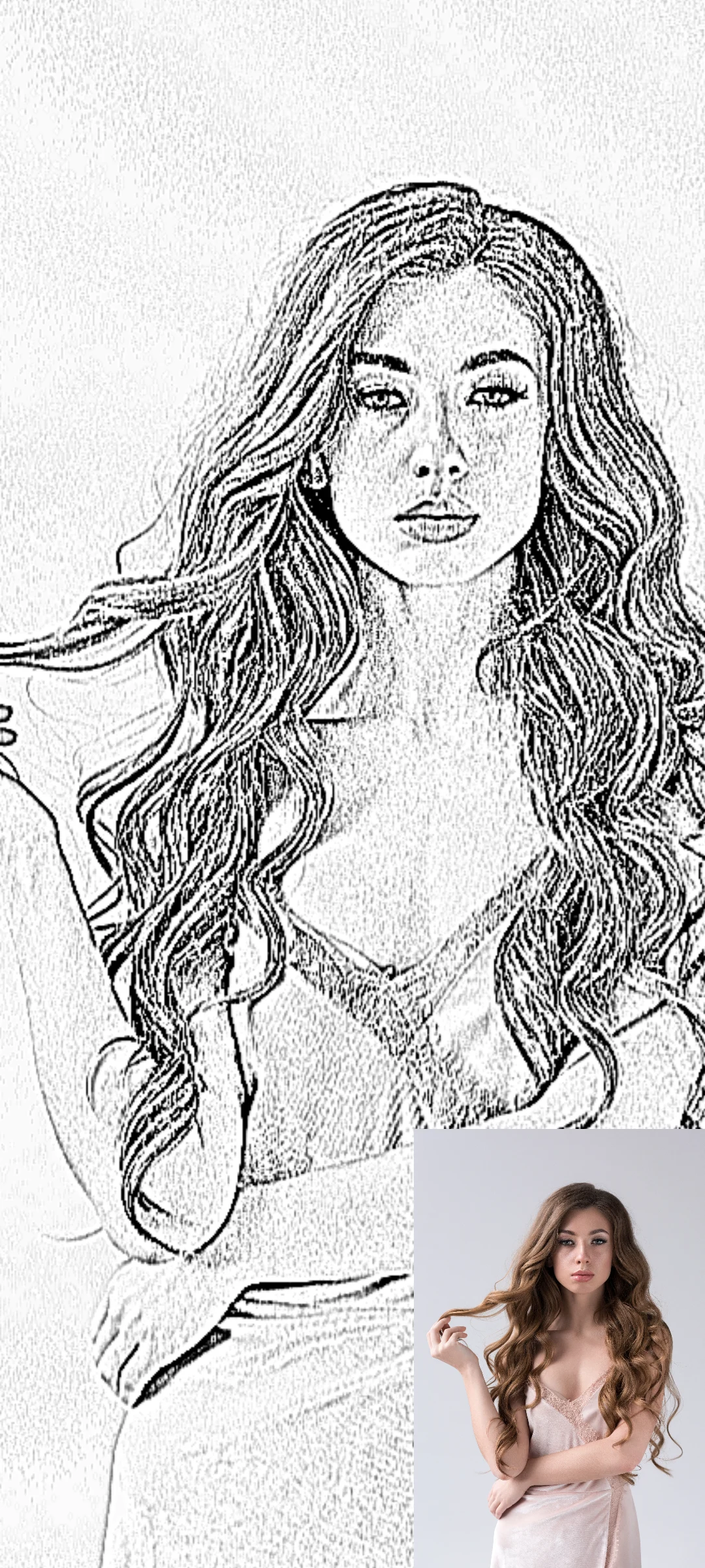 Pencil Sketch Drawing Editor screenshot