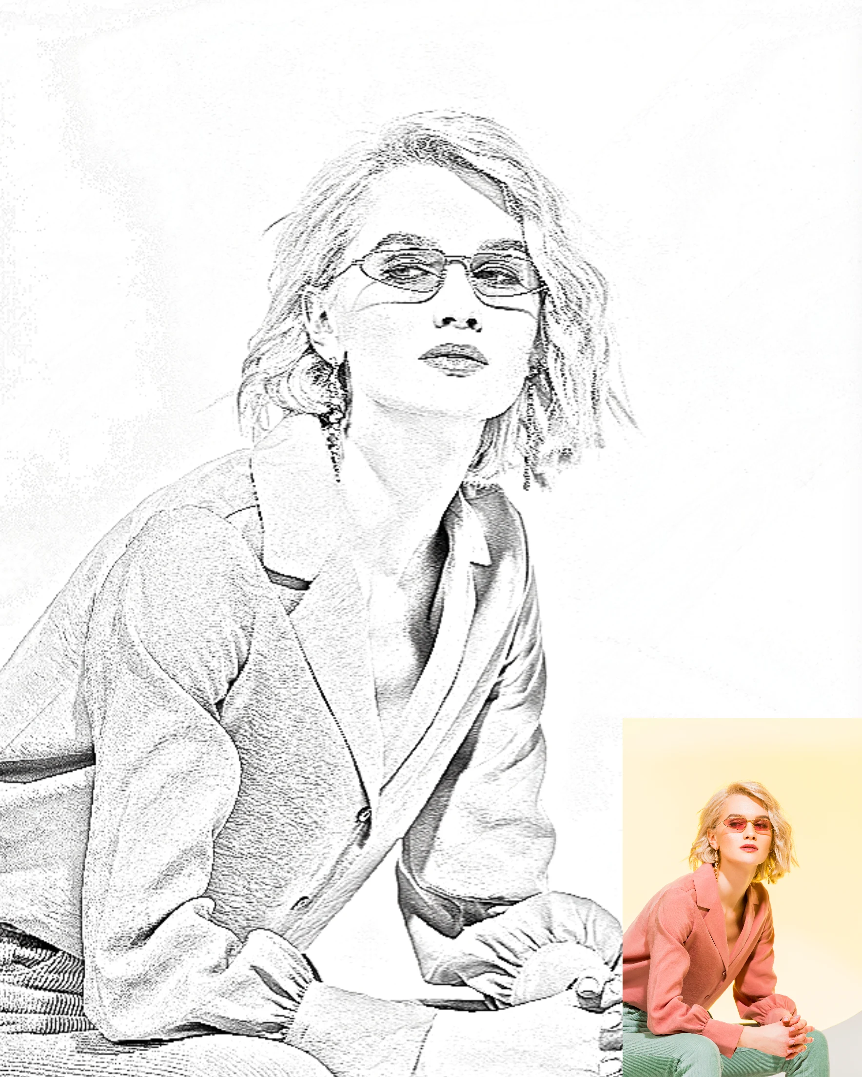 Pencil Sketch Drawing Editor screenshot