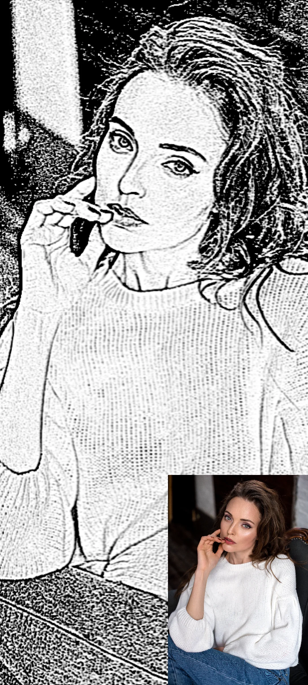 Pencil Sketch Drawing Editor screenshot