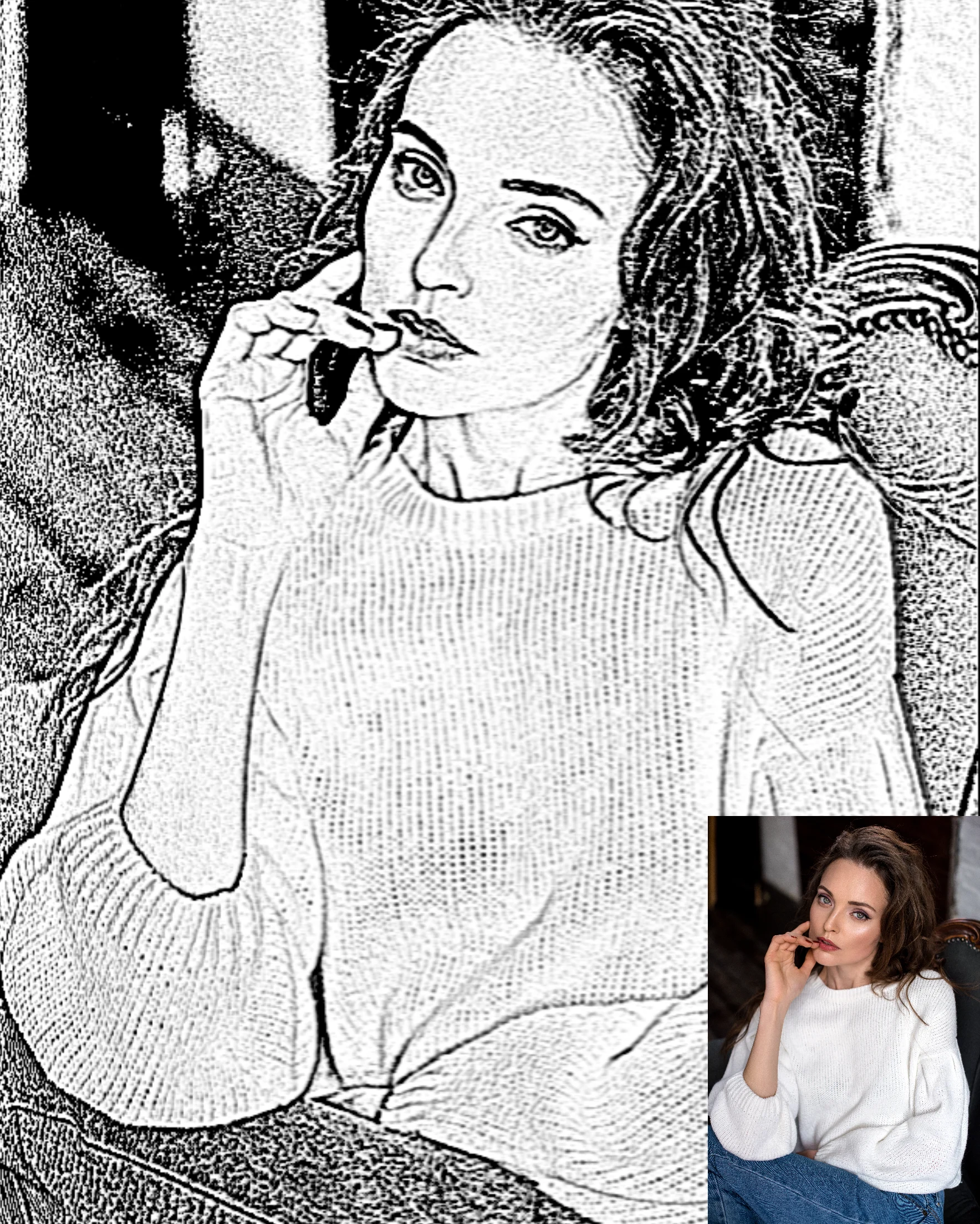 Pencil Sketch Drawing Editor screenshot