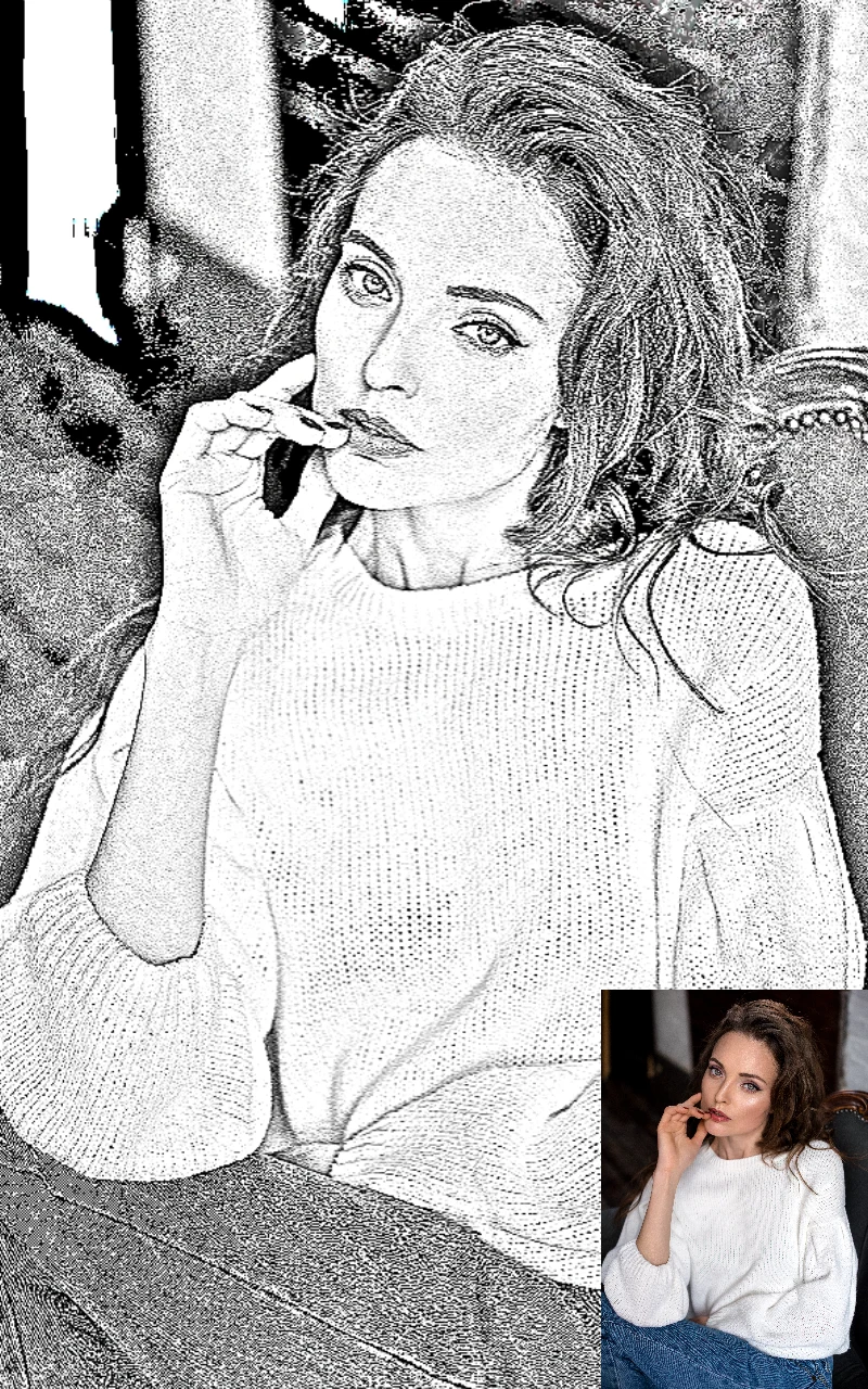 Pencil Sketch Drawing Editor screenshot