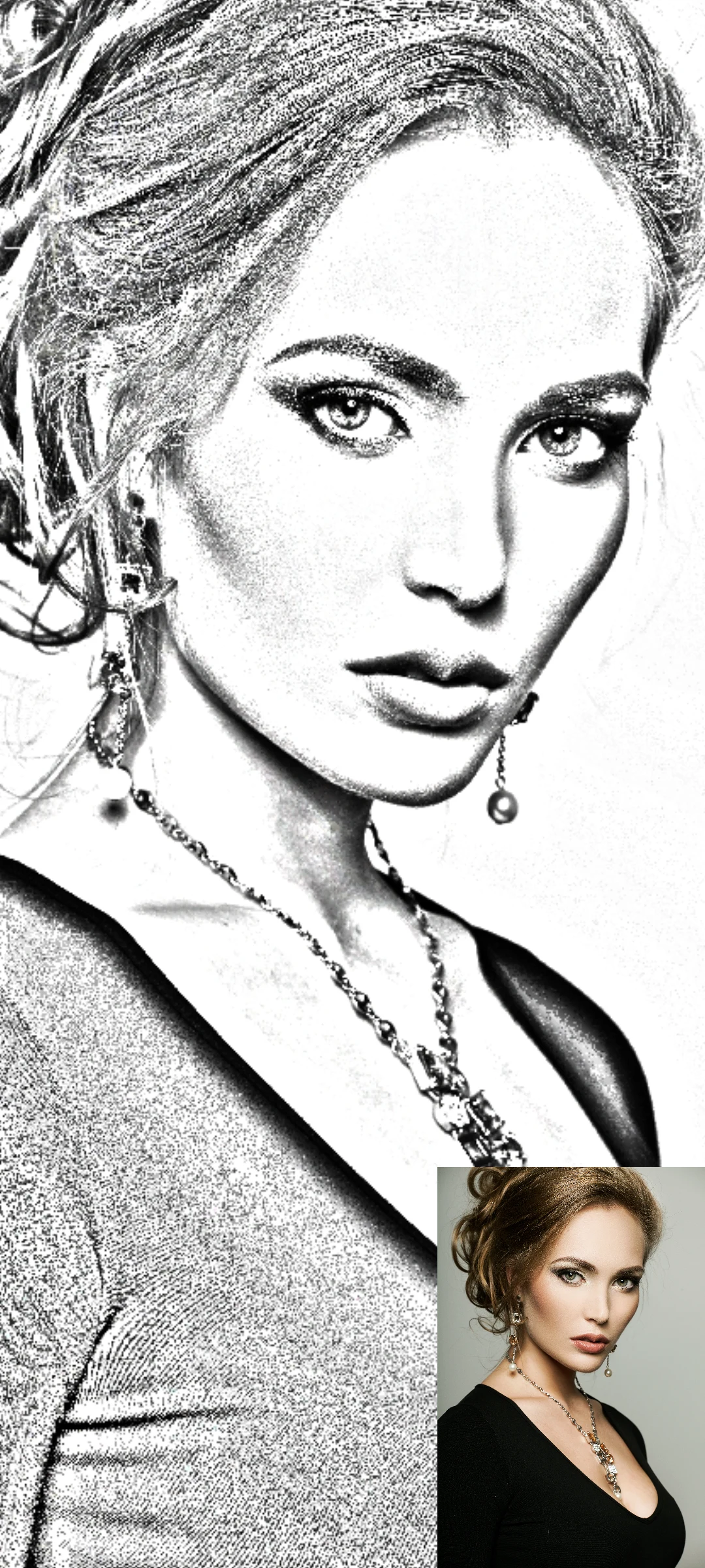 Pencil Sketch Drawing Editor screenshot